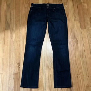 Citizens of Humanity | Ava low rise straight leg denim dark wash jeans Women 27